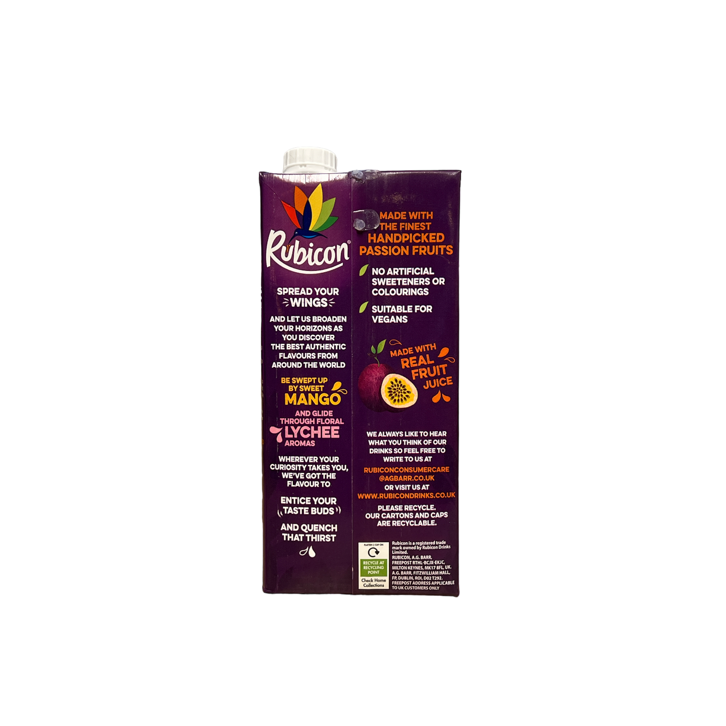 Rubicon Passion Fruit Juice Drink 1L - Java Markt