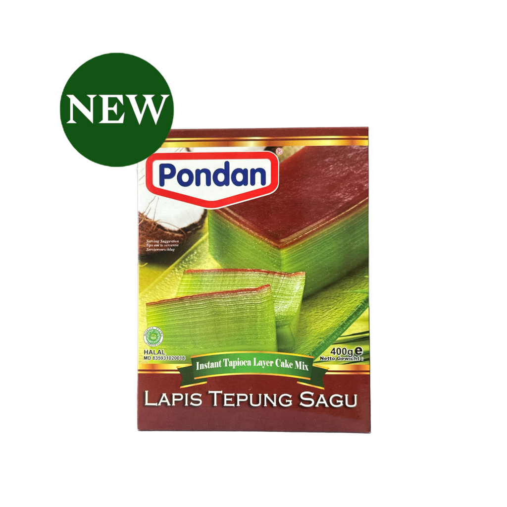 Vanka Kawat Pondan Lapis Tepung Sagu Backmischung, fein gemahlene Sago-Backmischung in Packung, für Kuchen und Desserts