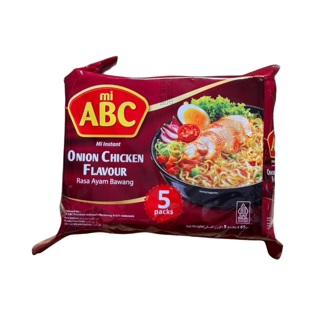 Mi ABC Instant Kuah Rasa Ayam Bawang 5er Pack (5x65g)
