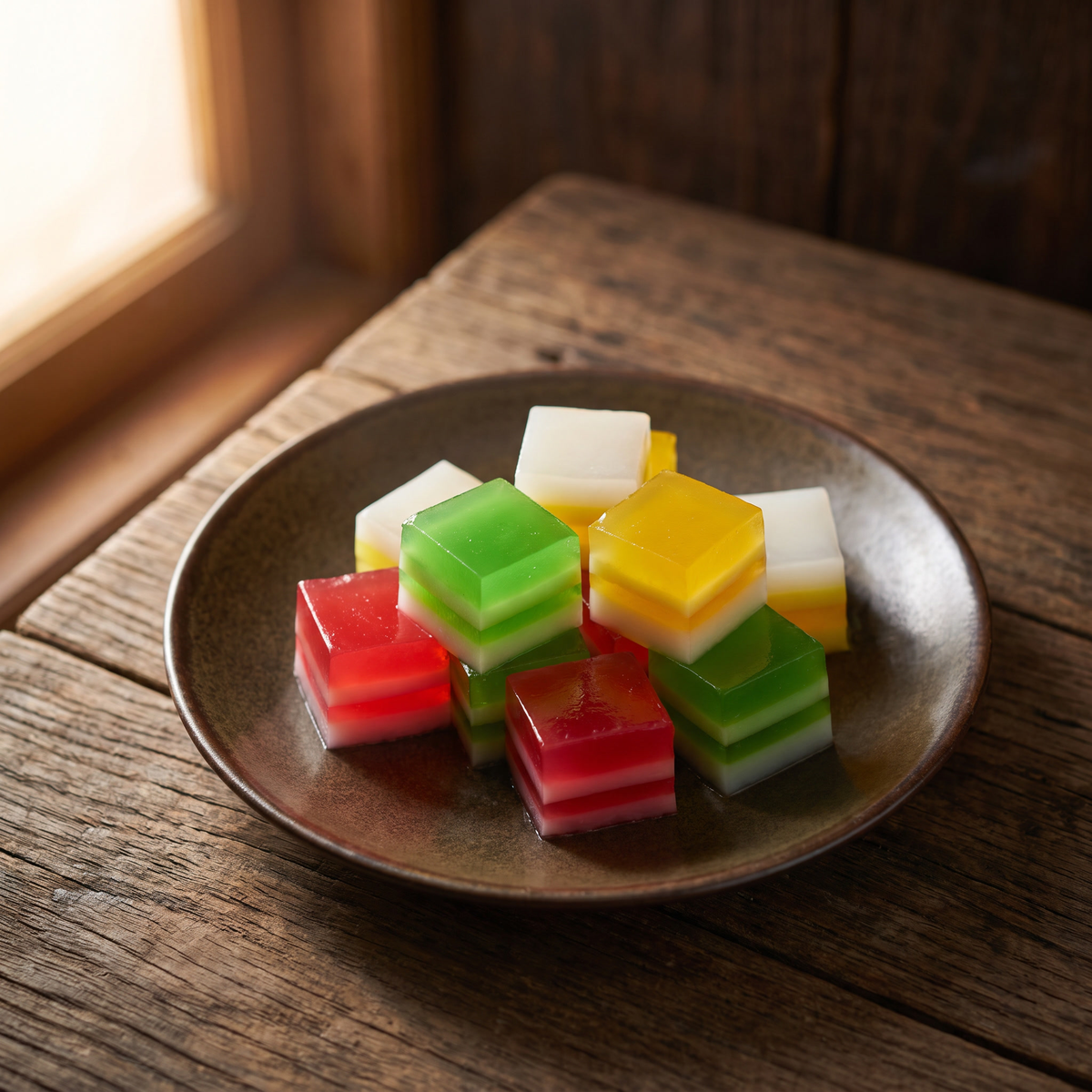 Serviervorschlag: Agar-Agar-Dessert