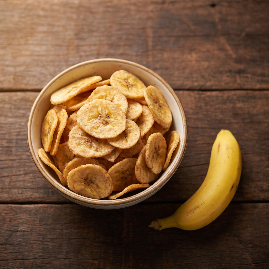 Serviervorschlag: Bananenchips