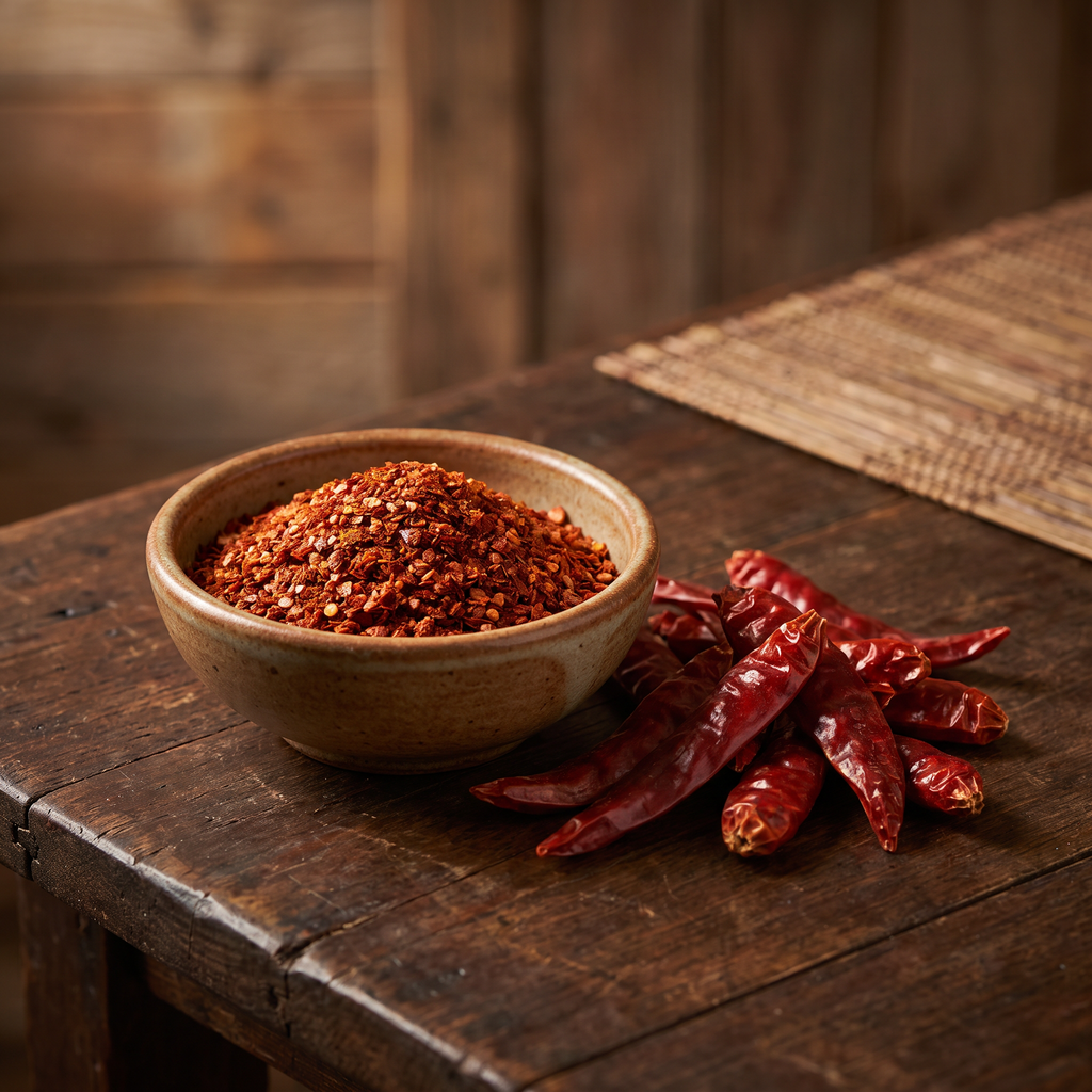 Serviervorschlag: Chiliflocken