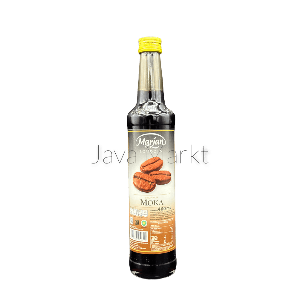 Marjan Sirup Mocca von Nesia Food, cremiger Kaffeelikör-Sirup in Flasche, ideal für Getränke und Desserts