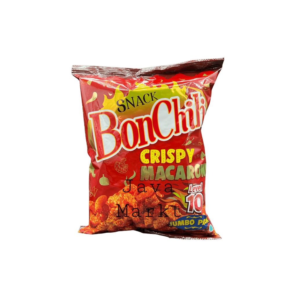 Vanka Kawat BonCabe Makaroni Crispy Snack Level 10, knusprige Vorspeisen und Snacks mit scharfem Geschmack, in einer Packung