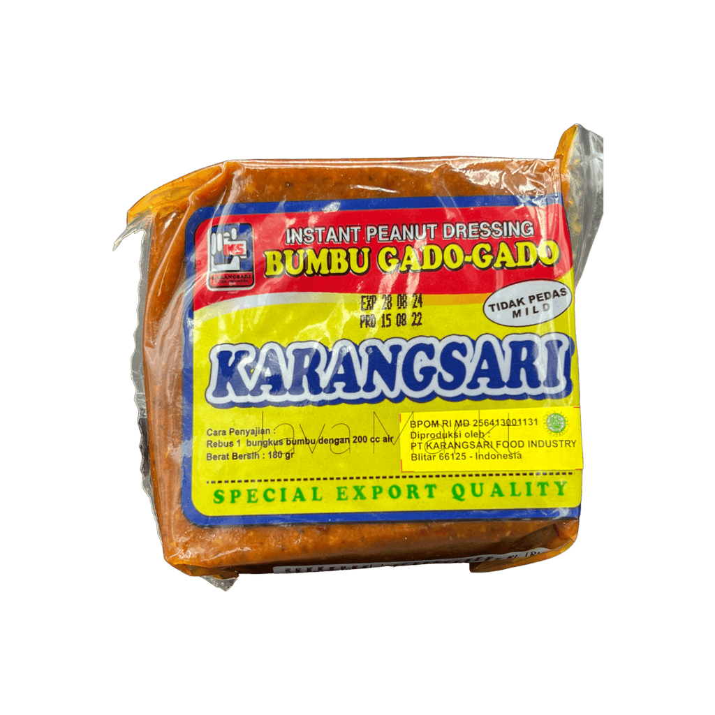 Vanka Kawat Karangsari Bumbu Gado Gado - Tidak Pedas, Gewürzmischung für Gado Gado, Kräuter und Gewürze in Dose