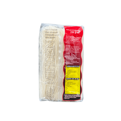 Reisnudeln von Vanka Kawat, Bihun, Flowerbrand, in einer Packung, frische, lange Reisnudeln für asiatische Gerichte
